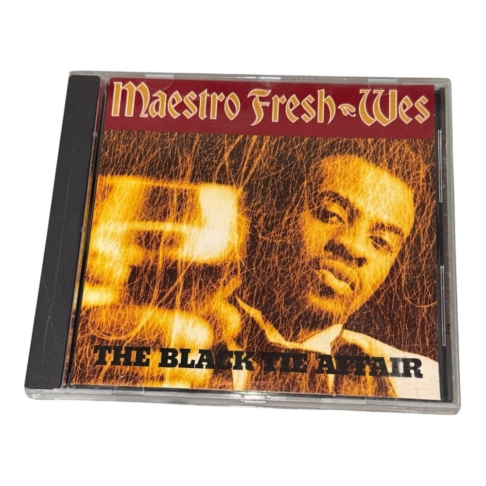 Vintage Maestro Fresh-Wes CD The Black Tie Affair 1991 Hip Hop Rap Album Canada